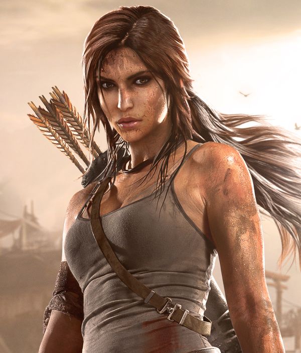 Lara Croft Says Blank Meme Template