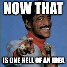 sammy | NOW THAT IS ONE HELL OF AN IDEA | image tagged in sammy | made w/ Imgflip meme maker