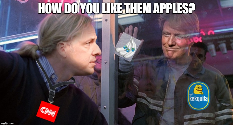 How Do You Like Them Apples? | HOW DO YOU LIKE THEM APPLES? | image tagged in cnn,cnn fake news,fake news,fakenews | made w/ Imgflip meme maker