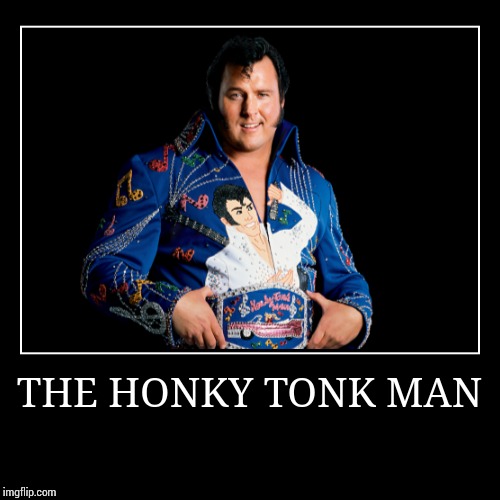 The Honky Tonk Man | image tagged in demotivationals,wwe | made w/ Imgflip demotivational maker