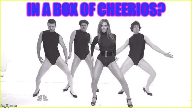 IN A BOX OF CHEERIOS? | made w/ Imgflip meme maker