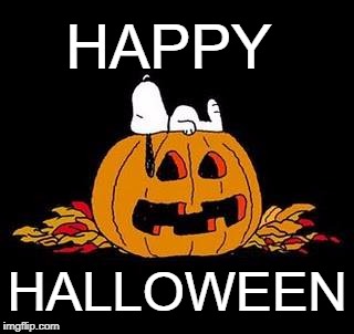 Snoopy waits for the Great Pumpkin | HAPPY; HALLOWEEN | image tagged in snoopy,jack-o-lanterns,autumn,halloween | made w/ Imgflip meme maker