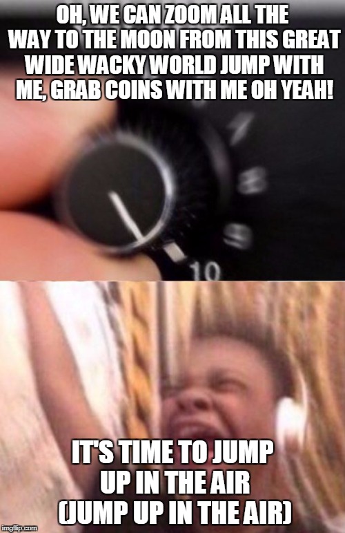 Turn Up The Volume Oh We Can Zoom All The Way To The Moon Turn Up The Volume Oh We Can Zoom All The Way To The Moon