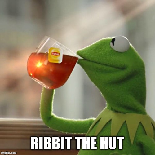 But That's None Of My Business Meme | RIBBIT THE HUT | image tagged in memes,but thats none of my business,kermit the frog | made w/ Imgflip meme maker