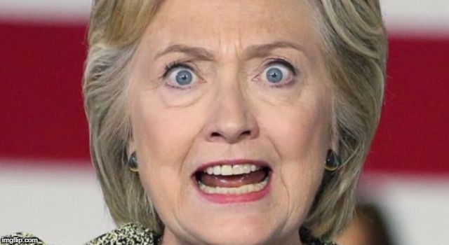 Hillary Crazy Eyes | image tagged in hillary crazy eyes | made w/ Imgflip meme maker