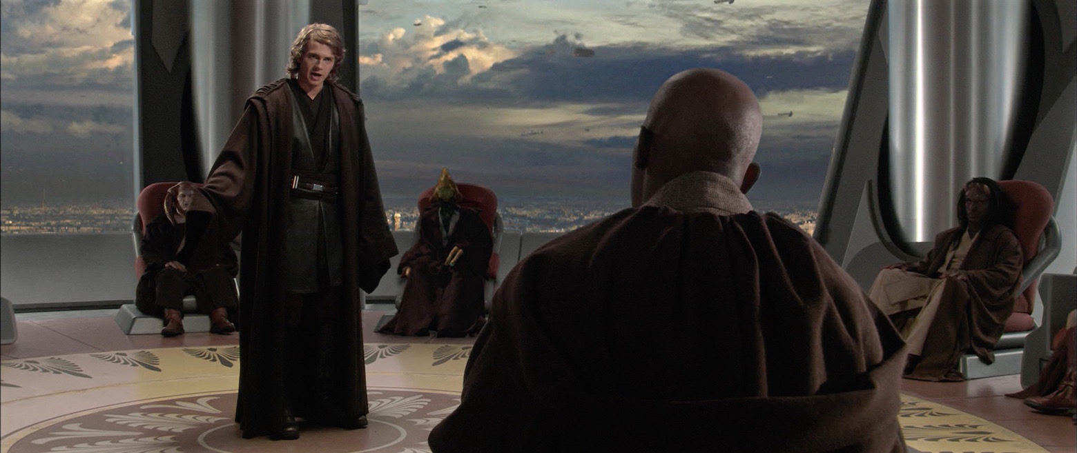 Anakin Jedi Council Blank Meme Template