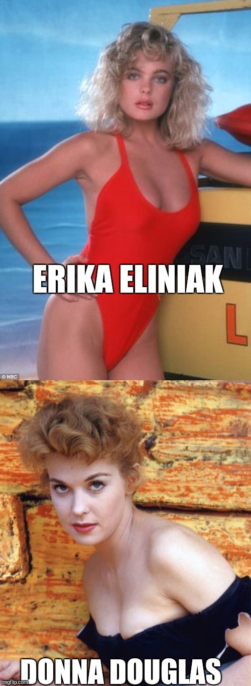 ERIKA ELINIAK DONNA DOUGLAS | made w/ Imgflip meme maker