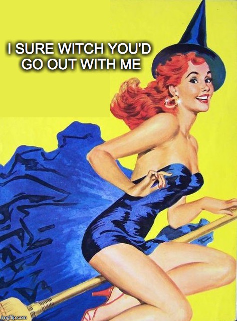 3 more days | I SURE WITCH YOU'D GO OUT WITH ME | image tagged in janey mack meme,flirty meme,halloween,vintage,witch you'd go out,pinup | made w/ Imgflip meme maker