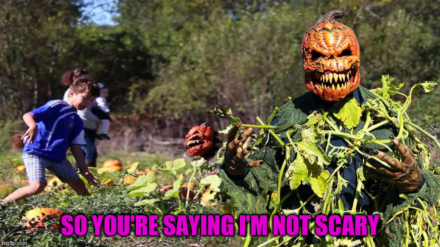 SO YOU'RE SAYING I'M NOT SCARY | made w/ Imgflip meme maker