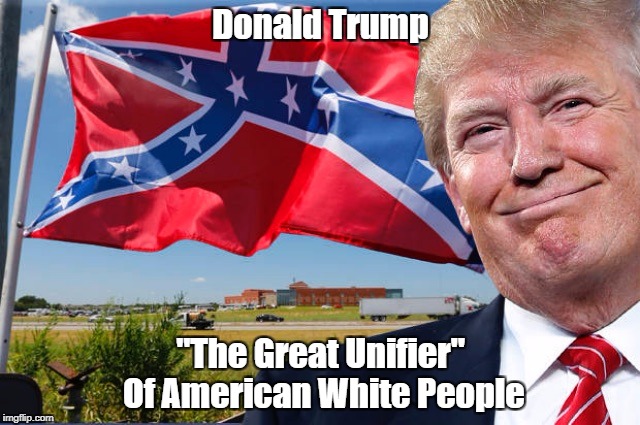 Donald Trump "The Great Unifier" Of American White People | made w/ Imgflip meme maker