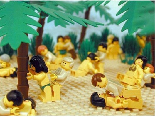Lego orgy Blank Meme Template