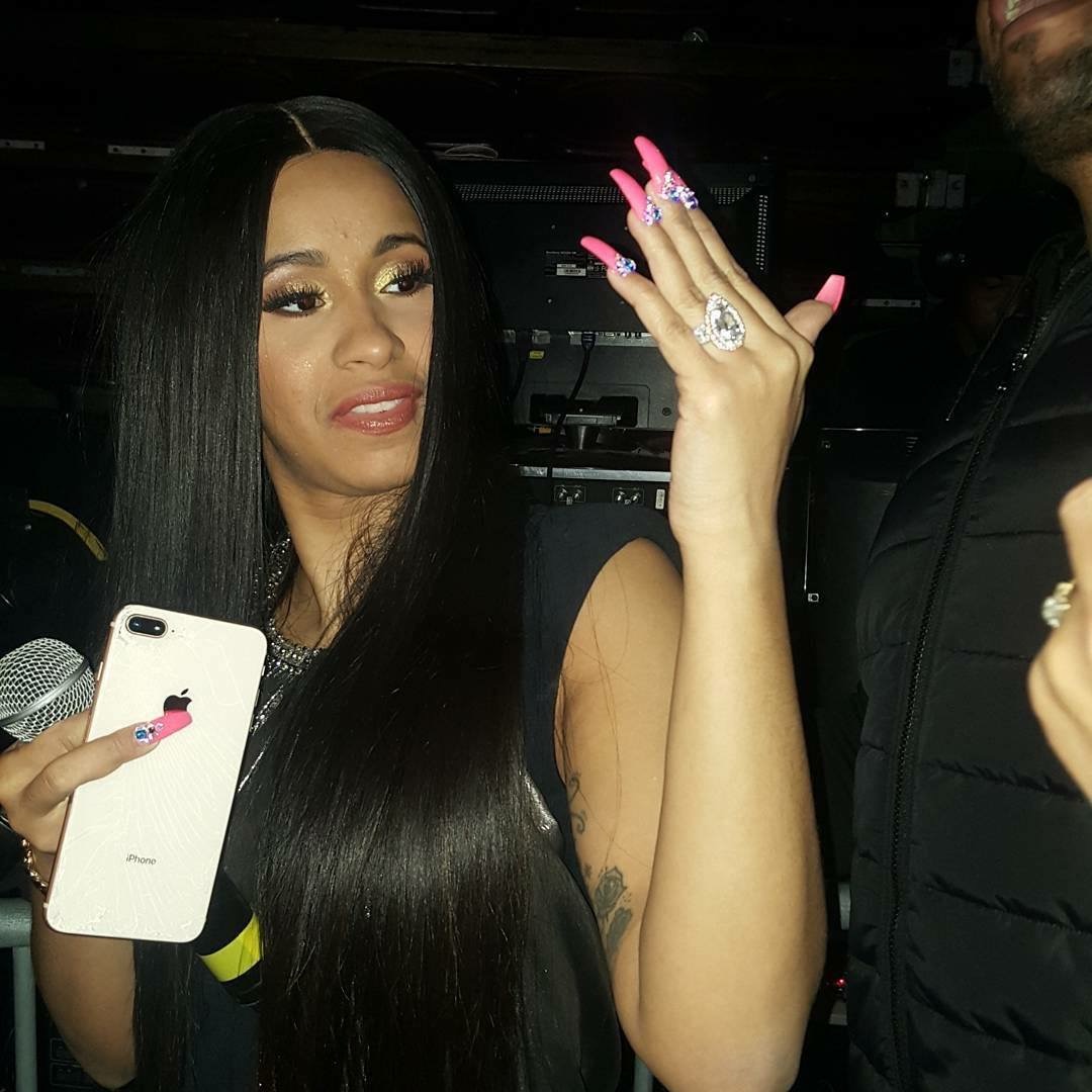 High Quality Cardi b  Blank Meme Template