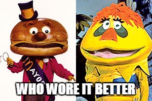 The mayor vs. HR | WHO WORE IT BETTER | image tagged in mcdonalds | made w/ Imgflip meme maker
