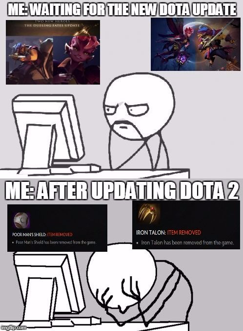 7.07 CHANGES | image tagged in dota 2,updates | made w/ Imgflip meme maker