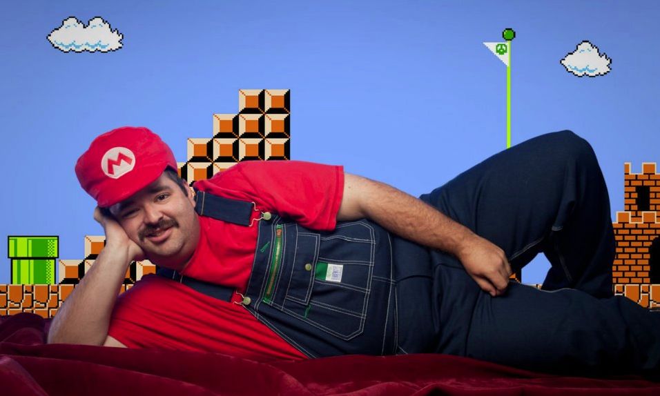 High Quality Sexy Mario Blank Meme Template