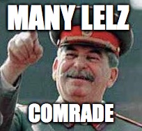 MANY LELZ; COMRADE | image tagged in memes,stalin smile,russian,russia,funny,lel | made w/ Imgflip meme maker