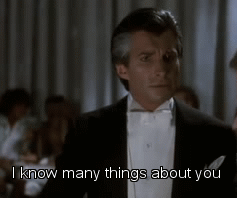 I know many things about you | I know many things about you; Secret things | image tagged in gifs,vampire secret gifs | made w/ Imgflip video-to-gif maker