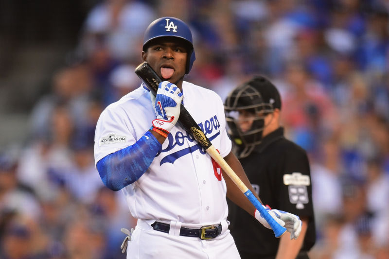 Puig licking wood Blank Meme Template