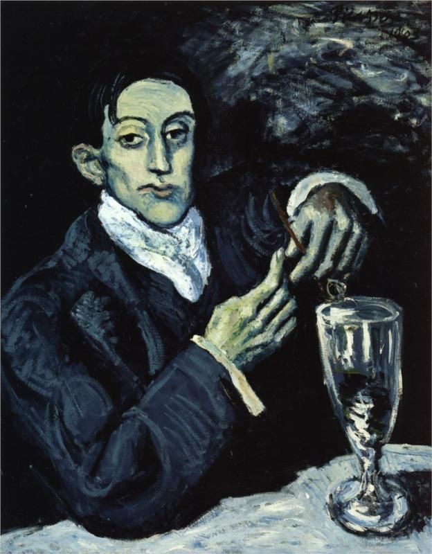 picasso drinking Blank Meme Template