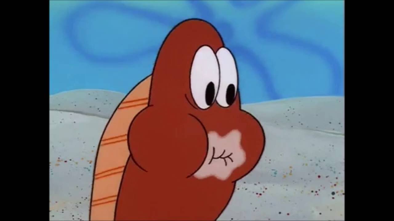 High Quality Spongebob eating fish Blank Meme Template