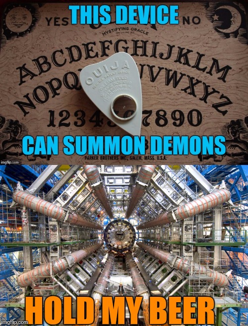 No need for con-Cern | HOLD MY BEER | image tagged in memes,hold my beer,demons | made w/ Imgflip meme maker