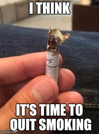 quit smoking cigarettes meme