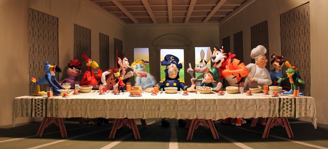 Last Supper Cereal Blank Meme Template