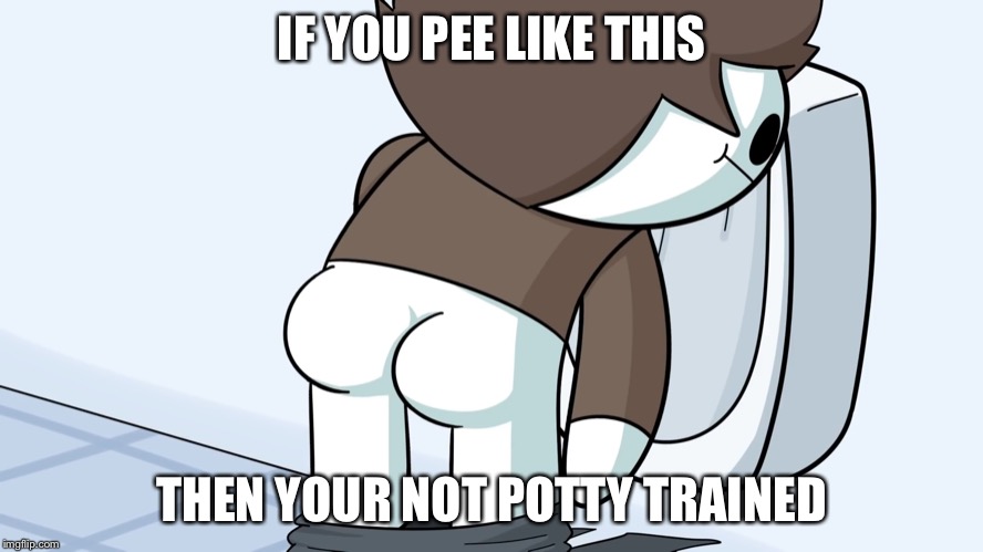 IF YOU PEE LIKE THIS; THEN YOUR NOT POTTY TRAINED | image tagged in memes,tags | made w/ Imgflip meme maker