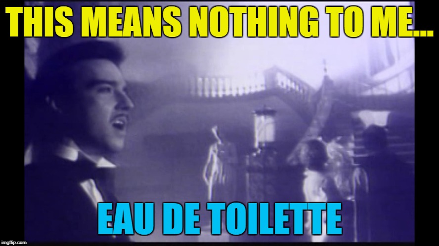 THIS MEANS NOTHING TO ME... EAU DE TOILETTE | made w/ Imgflip meme maker