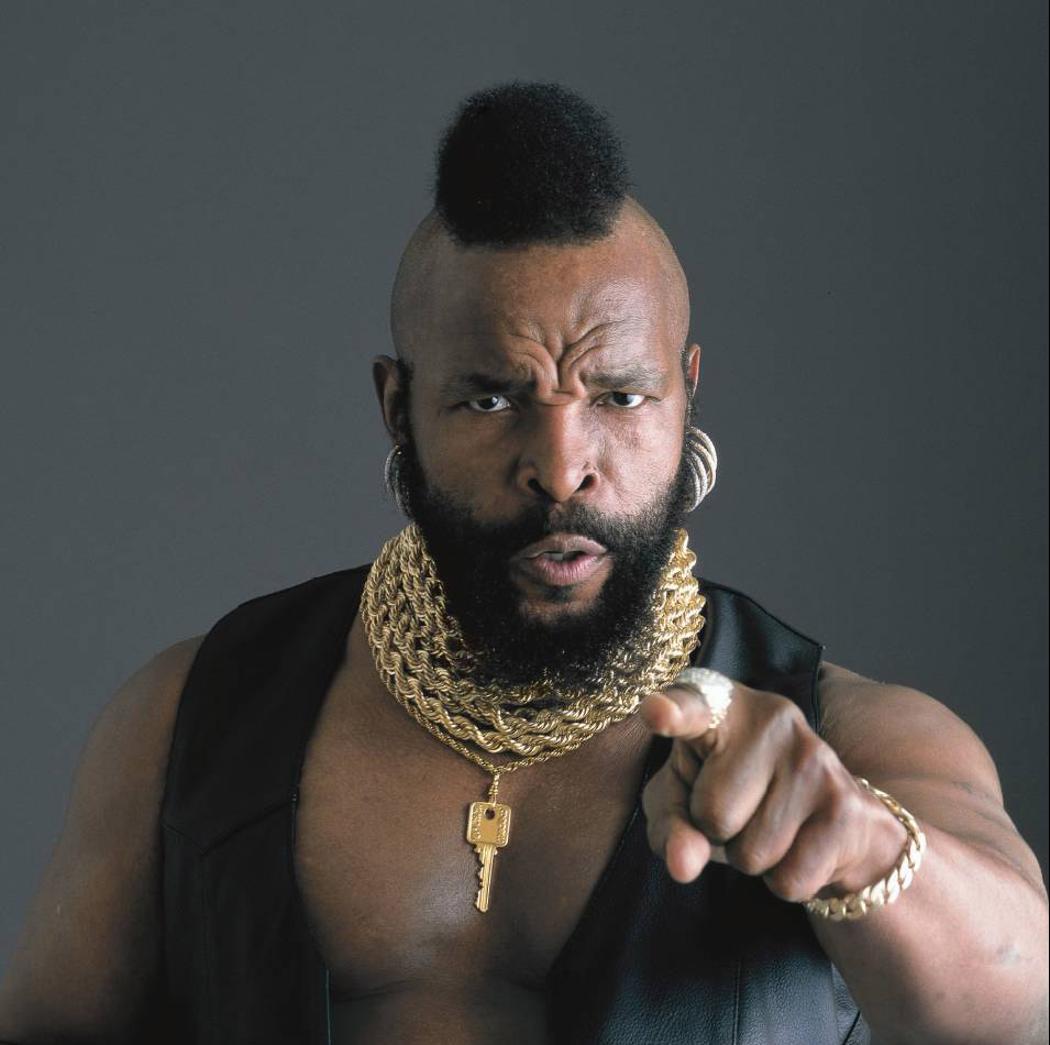 Mr T Pointy Blank Meme Template