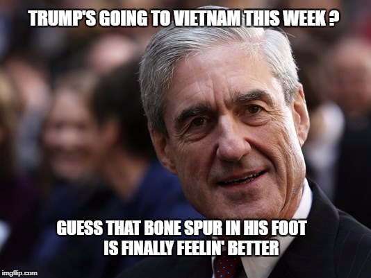  TRUMP'S GOING TO VIETNAM THIS WEEK ? GUESS THAT BONE SPUR IN HIS FOOT       IS FINALLY FEELIN' BETTER | image tagged in military week,donald trump,trump | made w/ Imgflip meme maker