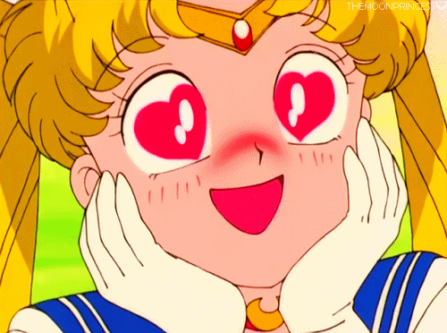 High Quality Sailor moon love Blank Meme Template