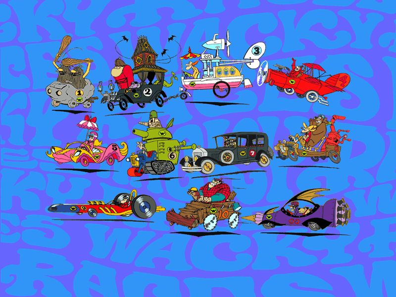 Wacky Races Wallpaper Blank Meme Template