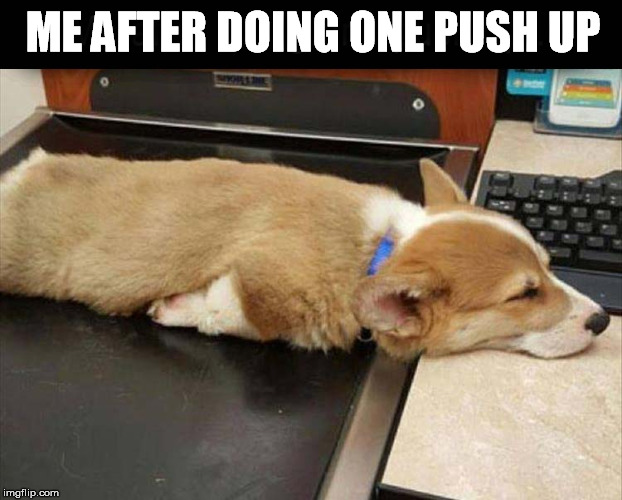 ME AFTER DOING ONE PUSH UP | made w/ Imgflip meme maker
