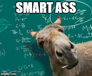 SMART ASS | image tagged in ass | made w/ Imgflip meme maker