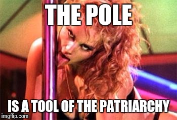 Ginger | THE POLE IS A TOOL OF THE PATRIARCHY | image tagged in ginger | made w/ Imgflip meme maker