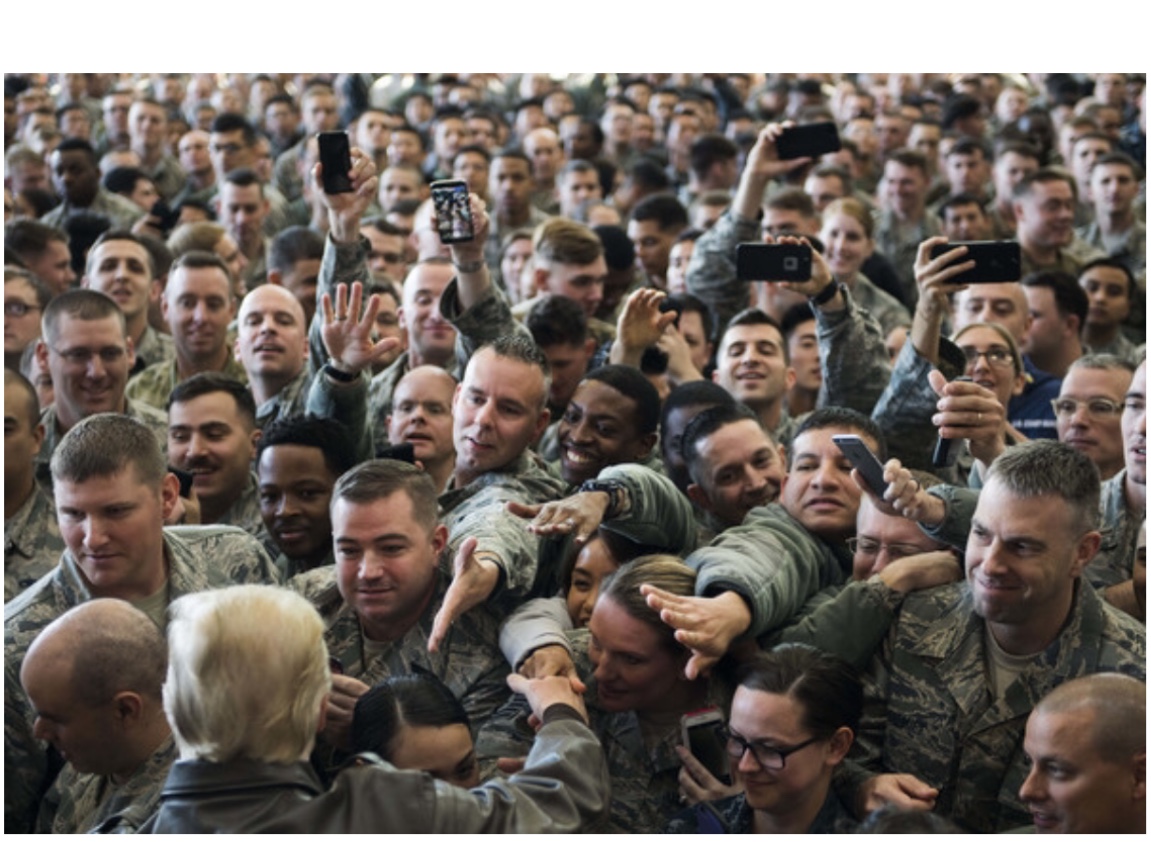 Military loves trump Blank Meme Template