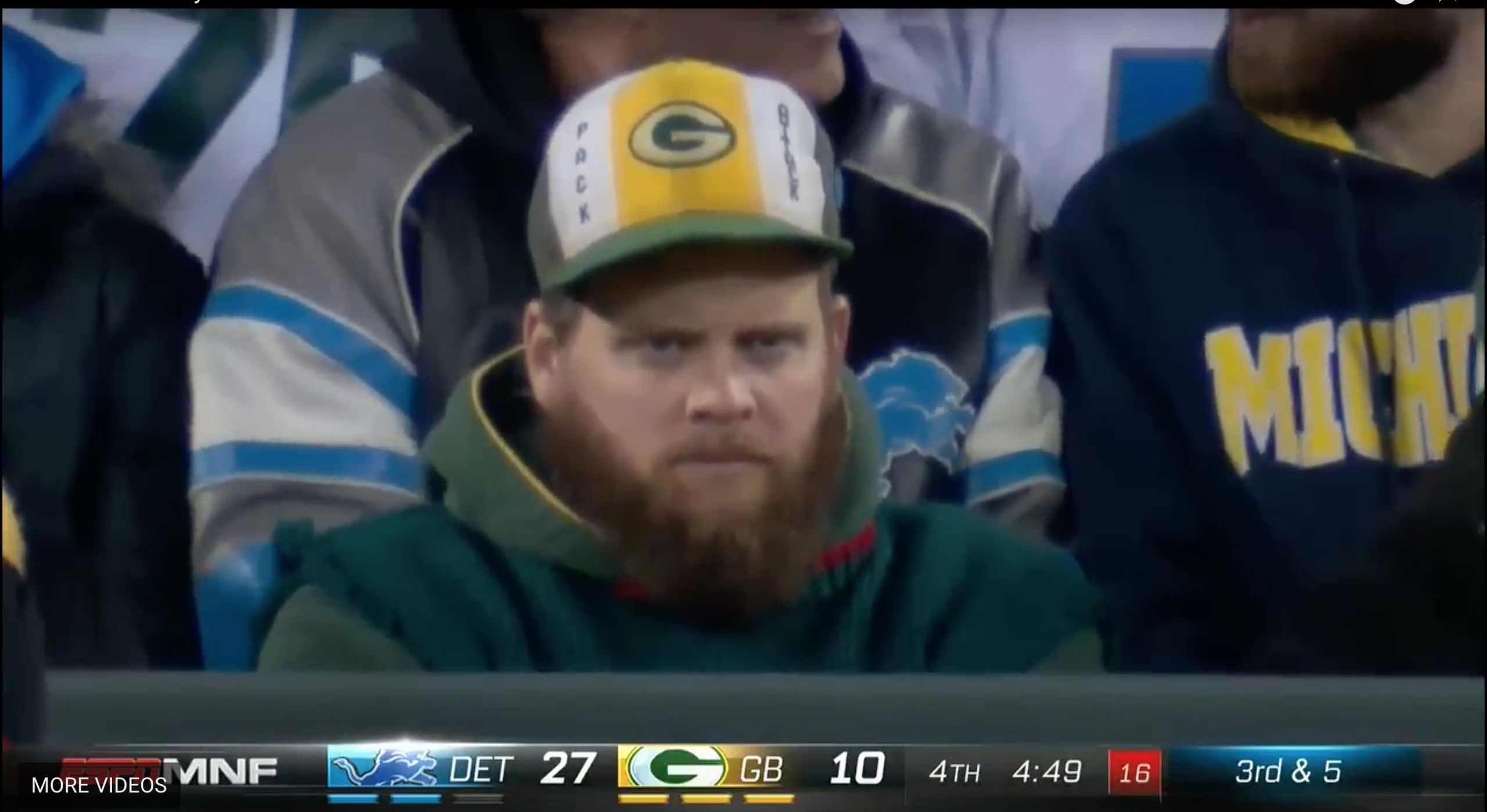 Disgruntled Packer Fan Blank Meme Template