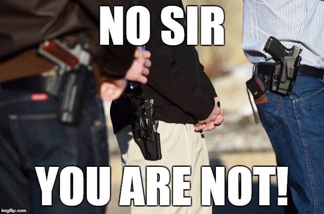 NO SIR YOU ARE NOT! | made w/ Imgflip meme maker