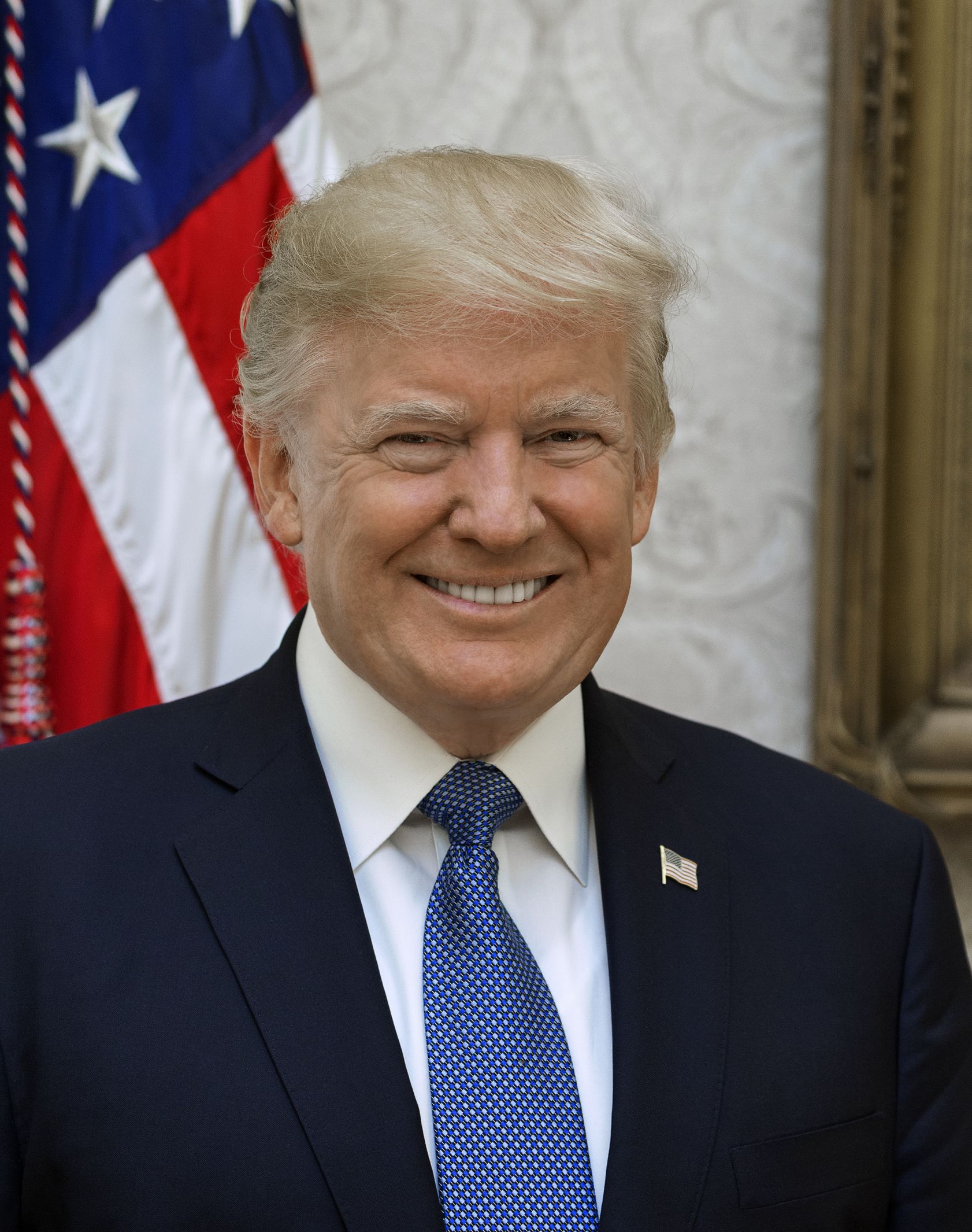 Official Whitehouse.gov Trump photo Blank Meme Template
