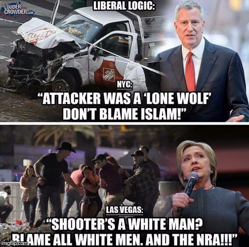 Liberal logic at its finest | image tagged in muslim,liberals,college liberal,terrorism,isis,islam | made w/ Imgflip meme maker