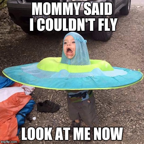 So beautiful! XD | MOMMY SAID I COULDN'T FLY; LOOK AT ME NOW | image tagged in meme | made w/ Imgflip meme maker