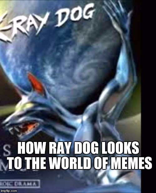 Ray Dog Fans Be Like... | HOW RAY DOG LOOKS TO THE WORLD OF MEMES | image tagged in raydog,meme,funny,xray | made w/ Imgflip meme maker