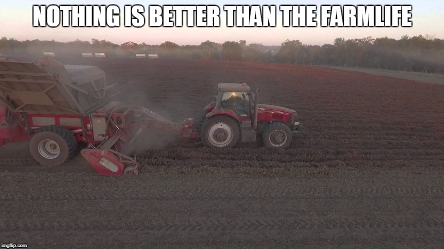 NOTHING IS BETTER THAN THE FARMLIFE | image tagged in memes | made w/ Imgflip meme maker