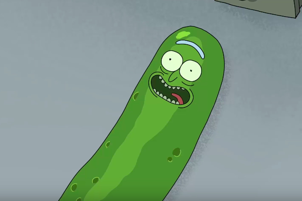 Pickle Rick! Blank Meme Template