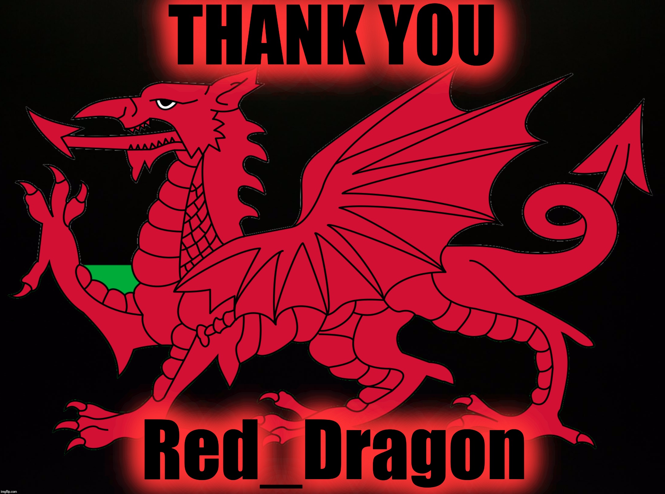 THANK YOU Red_Dragon | made w/ Imgflip meme maker