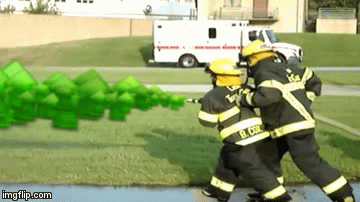 Hosed down with up votes | image tagged in gifs,up votes | made w/ Imgflip video-to-gif maker