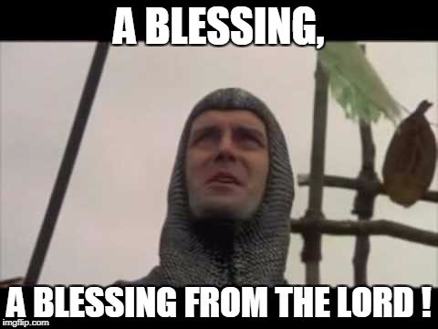 A BLESSING, A BLESSING FROM THE LORD ! | made w/ Imgflip meme maker