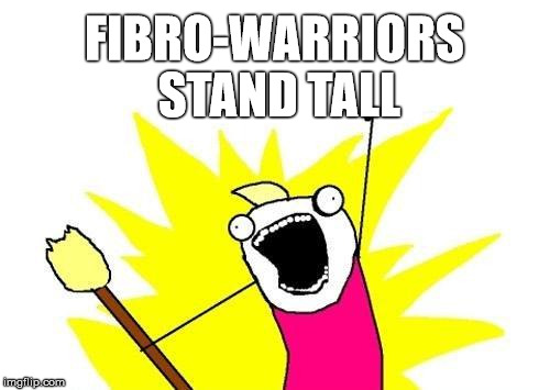 X All The Y Meme | FIBRO-WARRIORS STAND TALL | image tagged in memes,x all the y | made w/ Imgflip meme maker