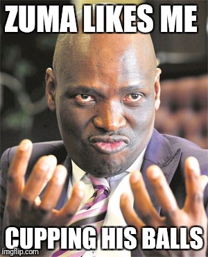 ZUMA LIKES ME; CUPPING HIS BALLS | made w/ Imgflip meme maker